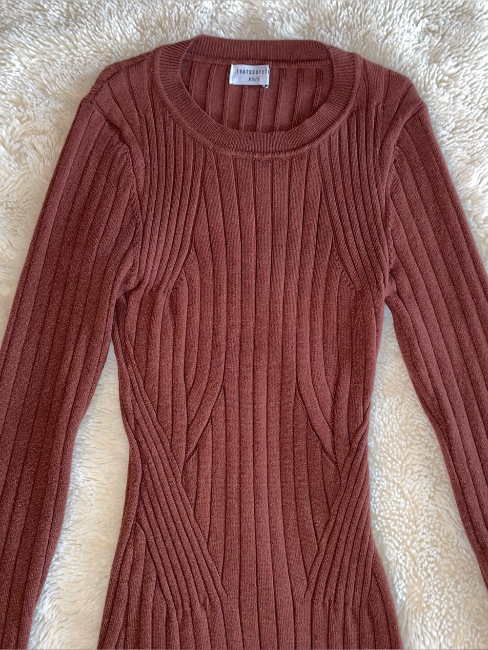 Fall Cable Knit Dress Size XS/S From ThatsSoFetch